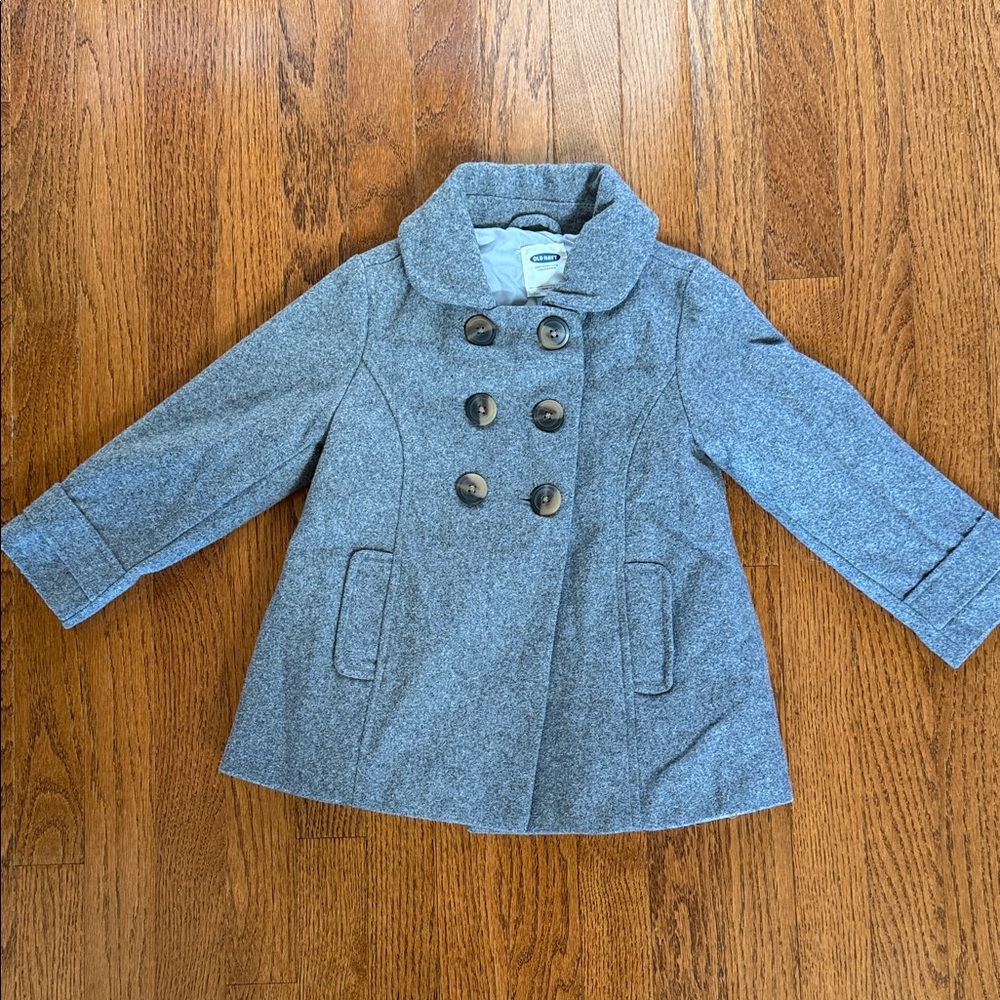 Old Navy Kids Gray Peacoat